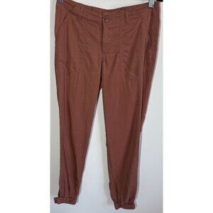 JOLT Juniors Mauve Jogger Pants Size 3/26 Tencel Pockets Earthy Casual
